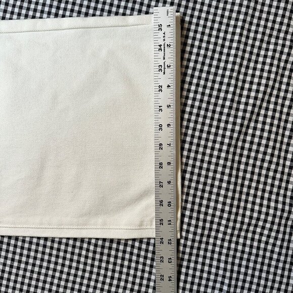 Smoke & Mirrors All White Wide Leg Denim Jeans 100% Cotton Size 29 - Picture 5 of 8